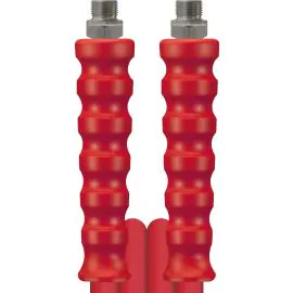 HYGIENE ULTRA 40 ANTIMICROBIAL HOSE, RED 1/2" Male X 1/2" Male.-15m